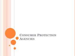 Consumer Protection Agencies