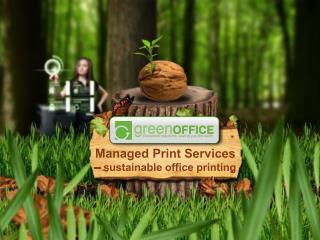 Managed Print Services – sustainable office printing