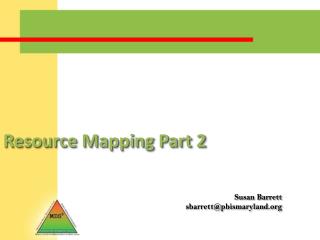 Resource Mapping Part 2