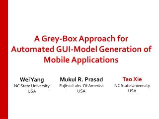 A Grey-Box Approach for Automated GUI-Model Generation of Mobile Applications