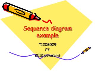 Sequence diagram example