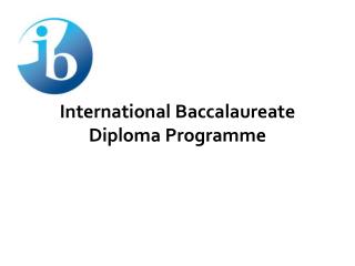 International Baccalaureate Diploma Programme