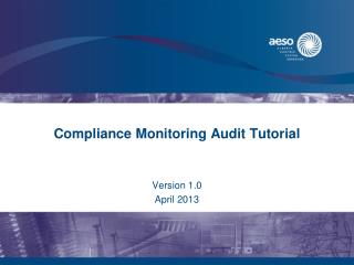 Compliance Monitoring Audit Tutorial