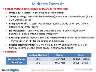 Midterm Exam #2