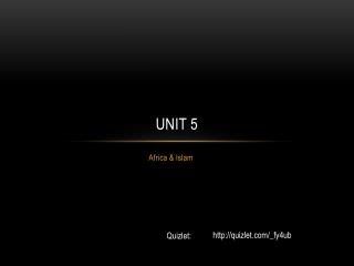 Unit 5