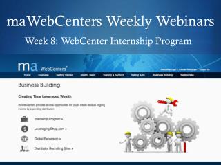 maWebCenters Weekly Webinars