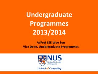 Undergraduate Programmes 2013/2014