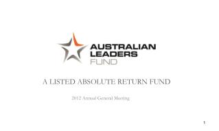 A Listed Absolute Return fund