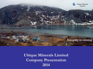 Ubique Minerals Limited