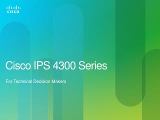 Cisco IPS 4300 Series
