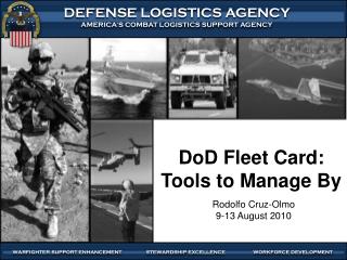 DoD Fleet Card: Tools to Manage By