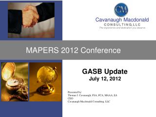 MAPERS 2012 Conference