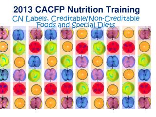 2013 CACFP Nutrition Training