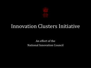 Innovation Clusters Initiative