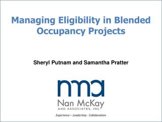 Managing Eligibility in Blended Occupancy Projects