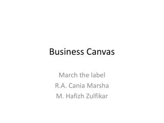 Business Canvas