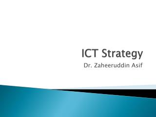 ICT Strategy