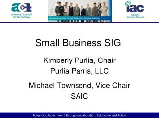 Small Business SIG