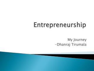 Entrepreneurship