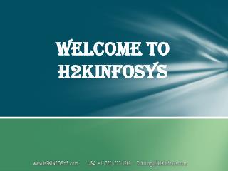 Welcome to H2KInfosys
