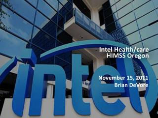 Intel Health/care HIMSS Oregon