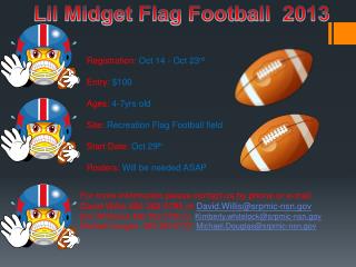 Lil Midget Flag Football 2013