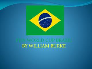 FIFA WORLD CUP BRAZIL BY WILLIAM BURKE