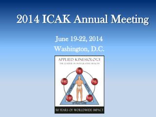 2014 ICAK Annual Meeting