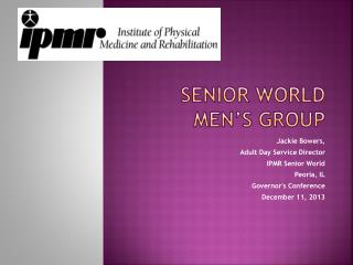 Senior World Men’s Group