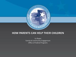 HOW PARENTS CAN HELP THEIR CHILDREN