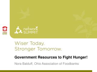 Government Resources to Fight Hunger!