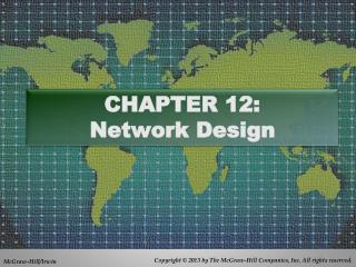 CHAPTER 12: Network Design
