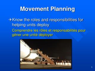 Movement Planning