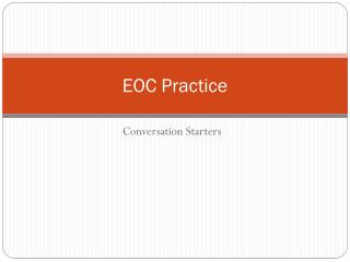 EOC Practice