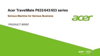 Acer TravelMate P633/643/653 series