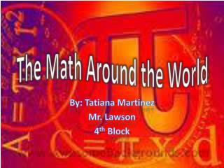 The Math Around the World
