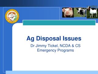 Ag Disposal Issues