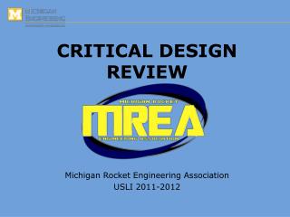 Critical Design Review