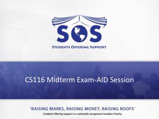 CS116 Midterm Exam-AID Session
