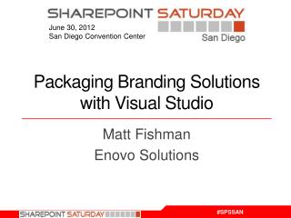 Packaging Branding Solutions with Visual Studio