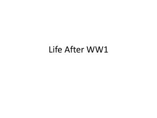 Life After WW1