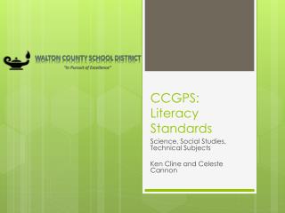 CCGPS: Literacy Standards