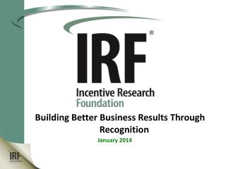 Building Better Business Results Through Recognition