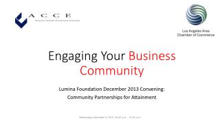 Engaging Your Business Community