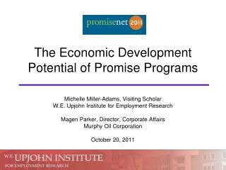 The Economic Development Potential of Promise Programs