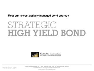 Meet our newest actively managed bond strategy