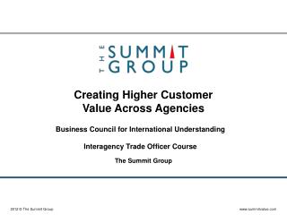 Creating Higher Customer Value Across Agencies