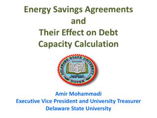 Energy Savings Agreements and Their Effect on Debt Capacity Calculation