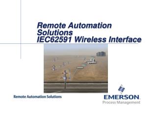 Remote Automation Solutions IEC62591 Wireless Interface