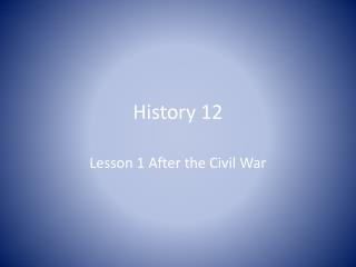 History 12